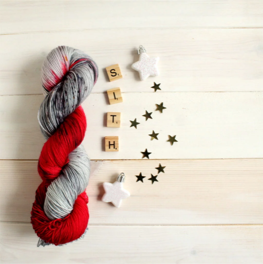Vader's Lightsaber Star WArs themed yarn