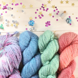 Chunky/bulky weight yarns