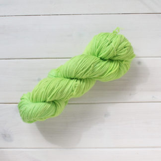Ectoplasm: neon green semi solid yarn
