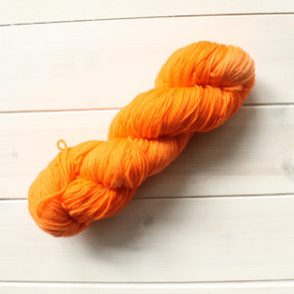 KERBLAM! neon orange semi solid yarn