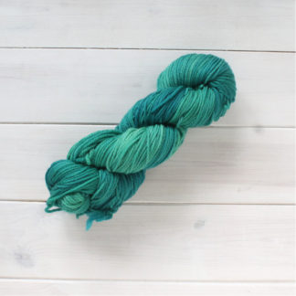 Loam Dryad: deep green semi solid yarn