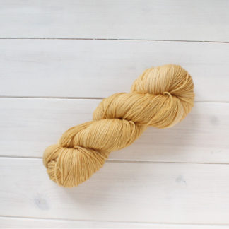 NOT THE BEES: mustard yellow semi solid yarn