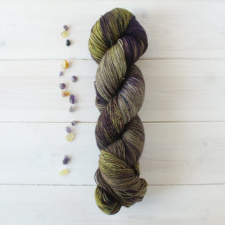 Stardrop yak sock hand dyed yarn