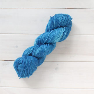 Sunken Song: electric blue semi solid yarn