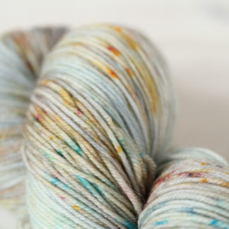 Mammoths in the Sky speckled sock yarn