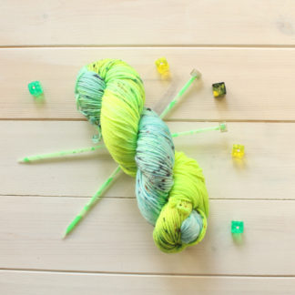 Catra: variegated speckled DK sock yarn