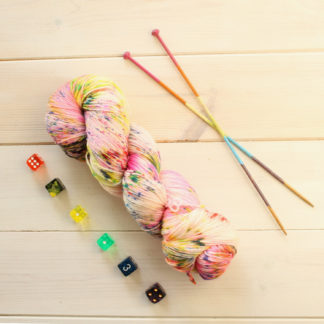 Sodding Blimey Shagging Knickers Bollocks Oh God, I'm English speckled sock yarn