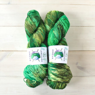 No Admittance (except on party business) speckled sock yarn
