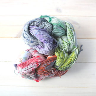 Emo Rainbow: hand dyed speckled rainbow gradient mini skein set