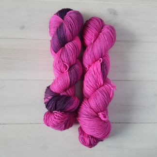 Immolated Dragonfruit hand dyed yarn
