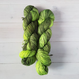 Pineapple Pyre hand dyed yarn