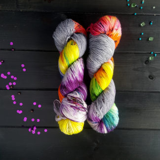 GaySaber speckled sock yarn