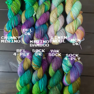 RETURN TO THE WOODS hand dyed yarn