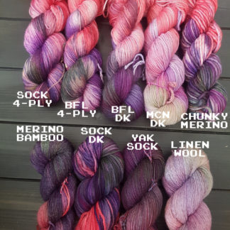 RIOT hand dyed yarn