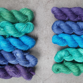 General Mess hand dyed gradient mini skein set