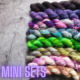 Up in the Air hand dyed yarn gradient set