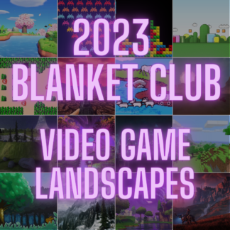Video Game Landscapes blanket club
