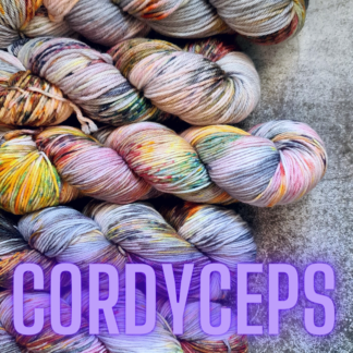 Cordyceps TLOU hand dyed yarn