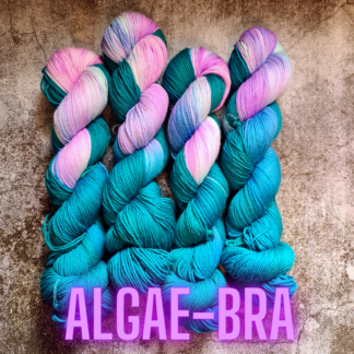 Algae-bra TLOU hand dyed yarn