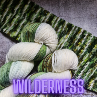 Wilderness Yellowjackets hand dyed yarn
