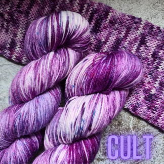 Cult Yellowjackets hand dyed yarn