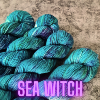 Sea Witch hand dyed yarn