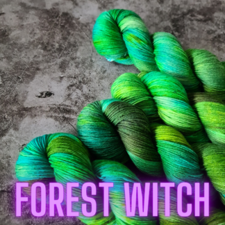Forest Witch hand dyed yarn