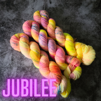 Jubilee X-Men hand dyed yarn
