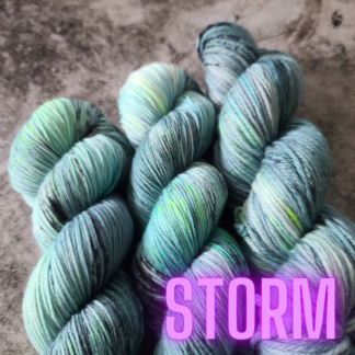 Storm X-Men hand dyed yarn