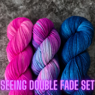 Seeing Double Gemini astrology hand dyed yarn fade pack