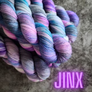 Jinx Arcane hand dyed yarn