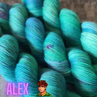 Alex Stardew Valley hand dyed yarn