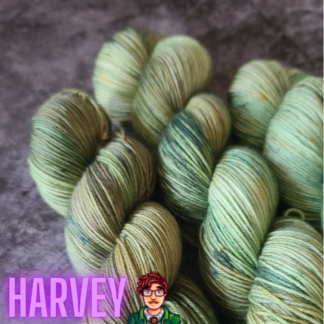 Harvey Stardew Valley hand dyed yarn