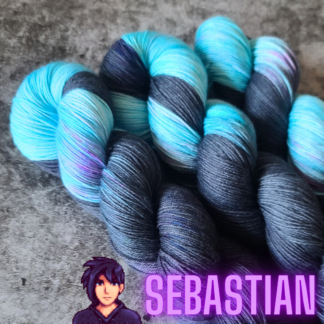 Sebastian Stardew Valley hand dyed yarn