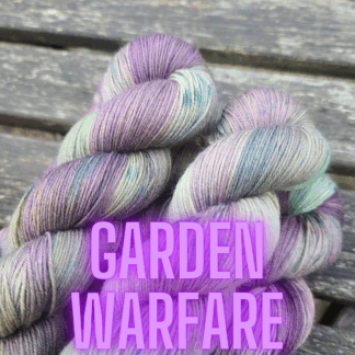 Garden Warfare Plants versus Zombies OOAK hand dyed yarn