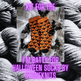 I'm Batty For Halloween sock kits