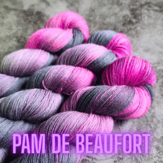 Pam de Beaufort vampires Halloween hand dyed yarn