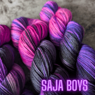Saja Boys Kpop Demon Hunters inspired hand dyed yarn