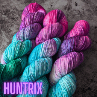 Huntrix Kpop Demon Hunters inspired hand dyed yarn