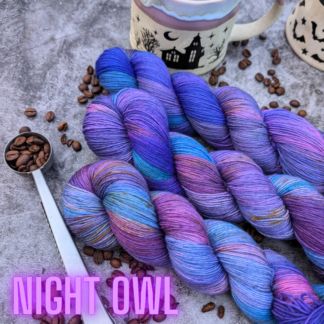 Night Owl hand dyed yarn
