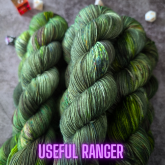 Useful Ranger Dungeons and Dragons Twisted Classes inspired hand dyed yarn